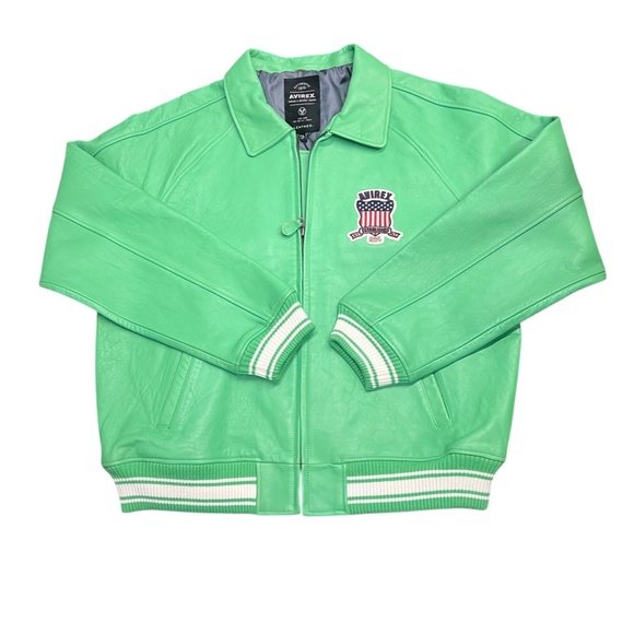 Iconic Avirex Leather Jacket - Picture 1 of 8